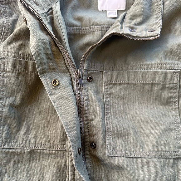 Vintage America Olive Canvas Anorak “Barn Jacket”  Size Medium New With Tag - Picture 11 of 12